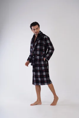 SZLAFROK MĘSKI SOFTOWY model: 3100870458 (M, L, XL, XXL) - obrazek 3