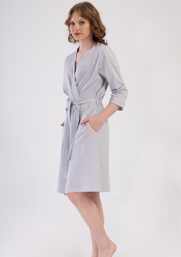 SZLAFROK DAMSKI bawełniany model: 4080272838 (S, M, L, XL, XXL)