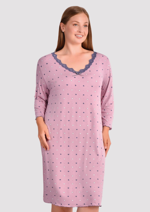 KOSZULA NOCNA DAMSKA model: U23175 (2XL, 3XL, 4XL, 5XL)