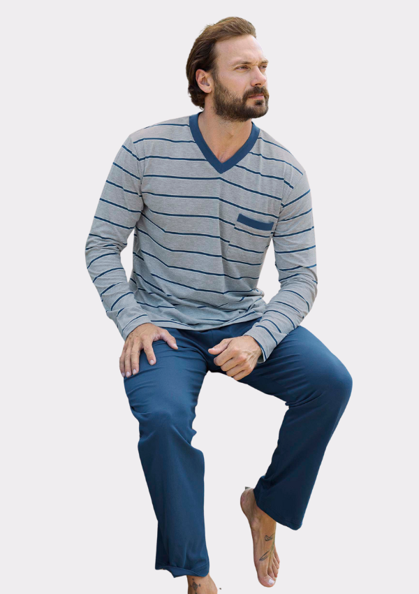 PIŻAMA MĘSKA model: 3204 (M, L, XL, XXL)