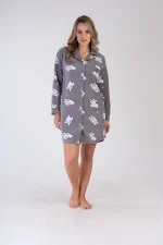 KOSZULA NOCNA DAMSKA Polarowa model: 3110790000 (S, M, L, XL) - obrazek 5