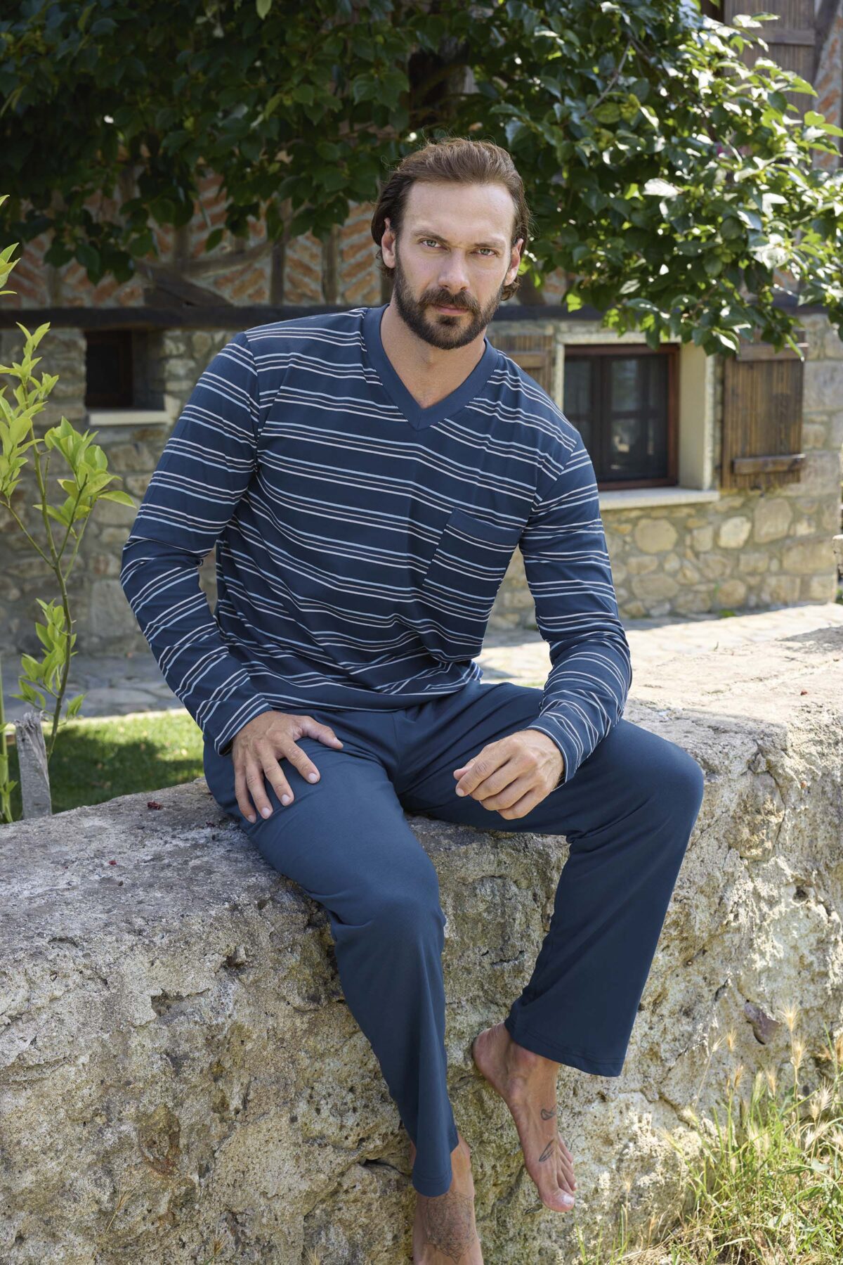 PIŻAMA MĘSKA model: 3208 (M, L, XL, XXL) - obrazek 2