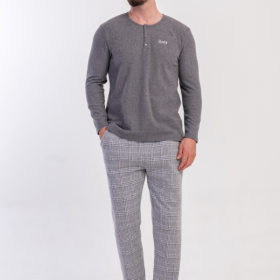 PIŻAMA MĘSKA Interlock model: 5010030000 (1XL, 2XL, 3XL, 4XL)