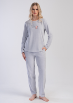 PIŻAMA DAMSKA welurowa model: 4030820000 (S, M, L, XL)