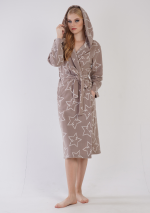 SZLAFROK DAMSKI Polarowy model: 3040450157 (S, M, L, XL)