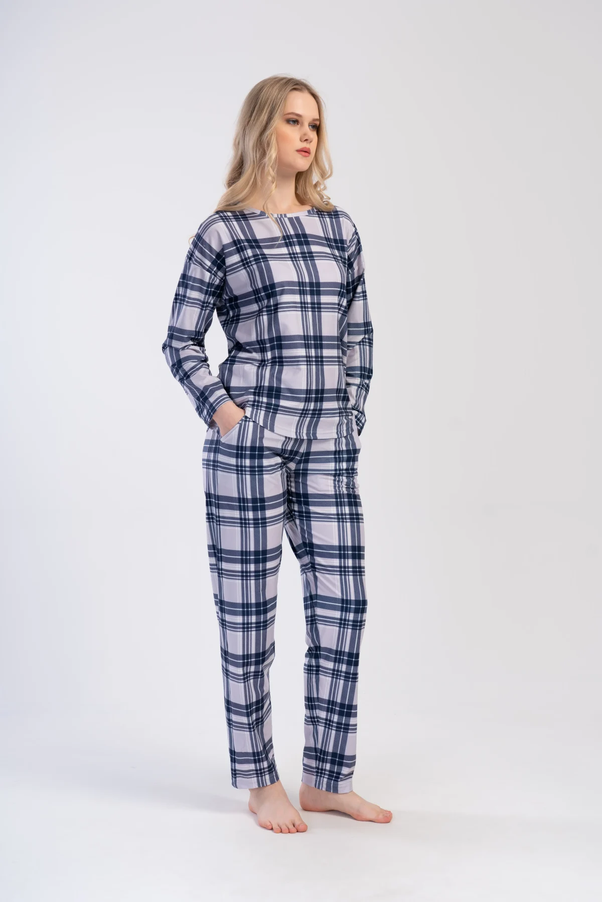 PIŻAMA DAMSKA microsoft model: 3121010000 (S, M, L, XL) - obrazek 4