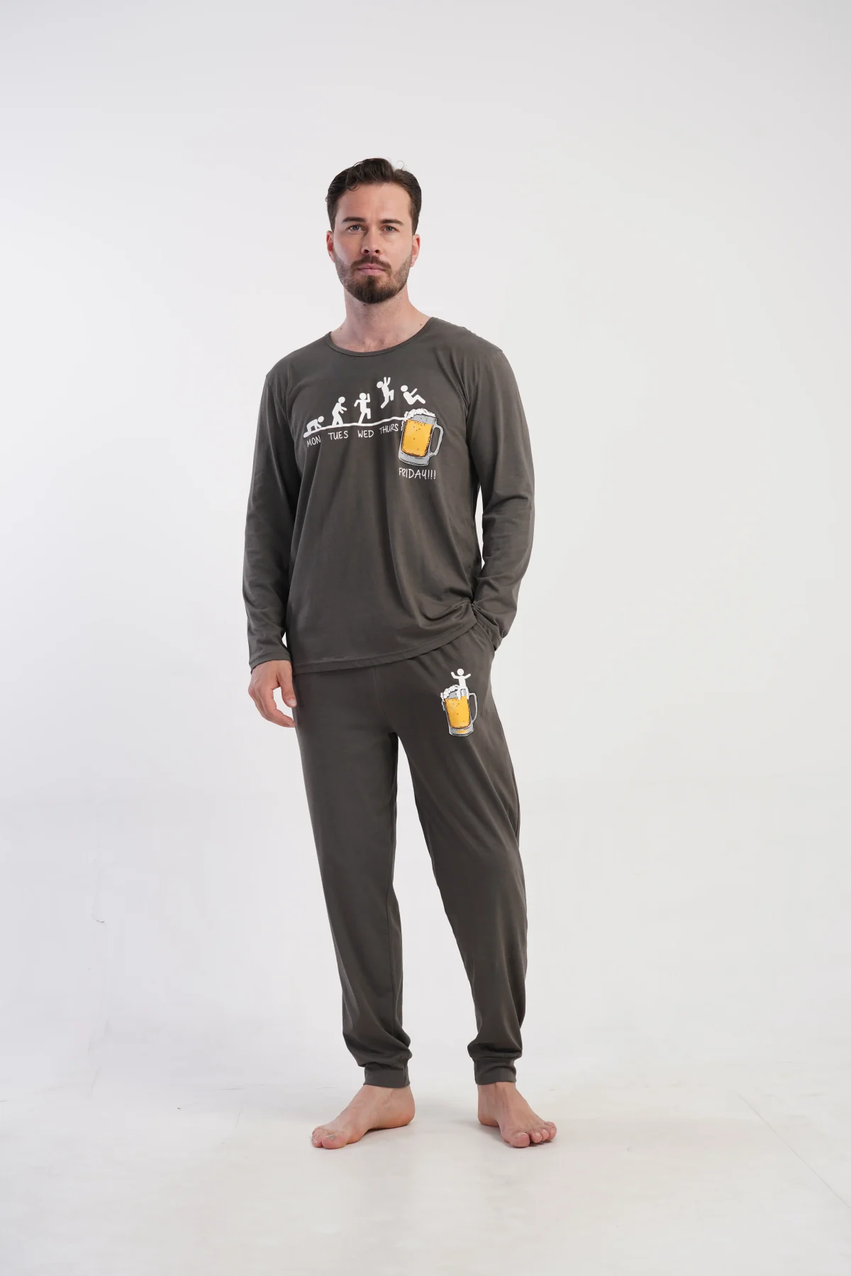 PIŻAMA MĘSKA model: 5040560000 (M, L, XL, XXL) - obrazek 3