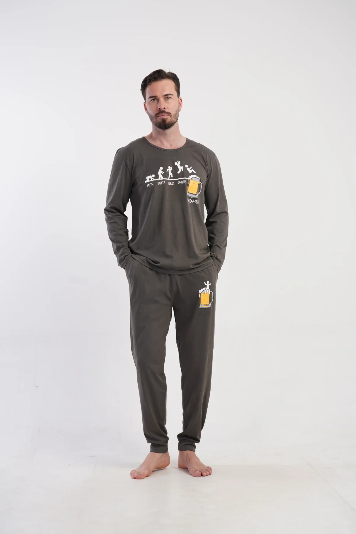 PIŻAMA MĘSKA model: 5040560000 (M, L, XL, XXL) - obrazek 4