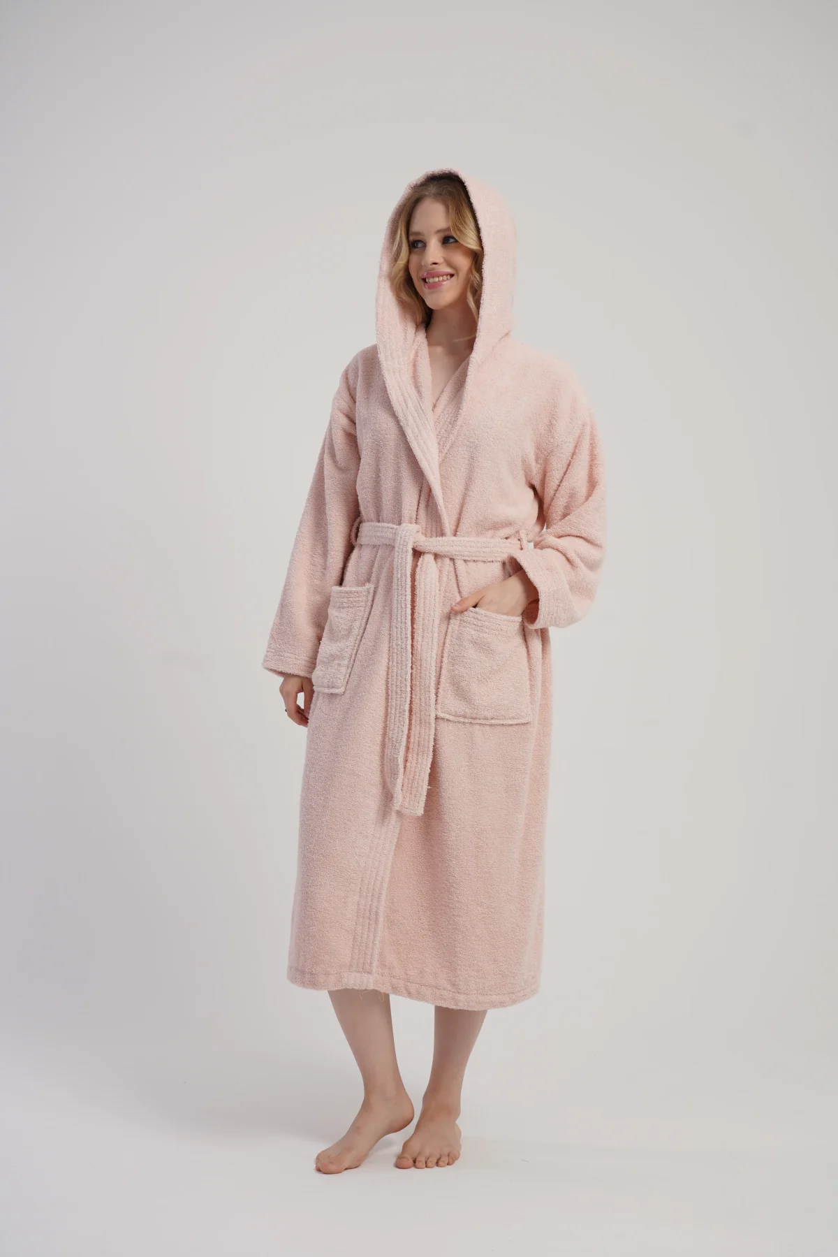 SZLAFROK DAMSKI FROTTE model: 1618690000 (M, L, XL, XXL) - obrazek 4