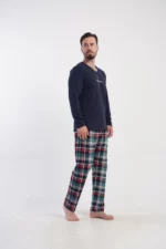 PIŻAMA MĘSKA interlock model: 5032230424 (M, L, XL, XXL) - obrazek 4