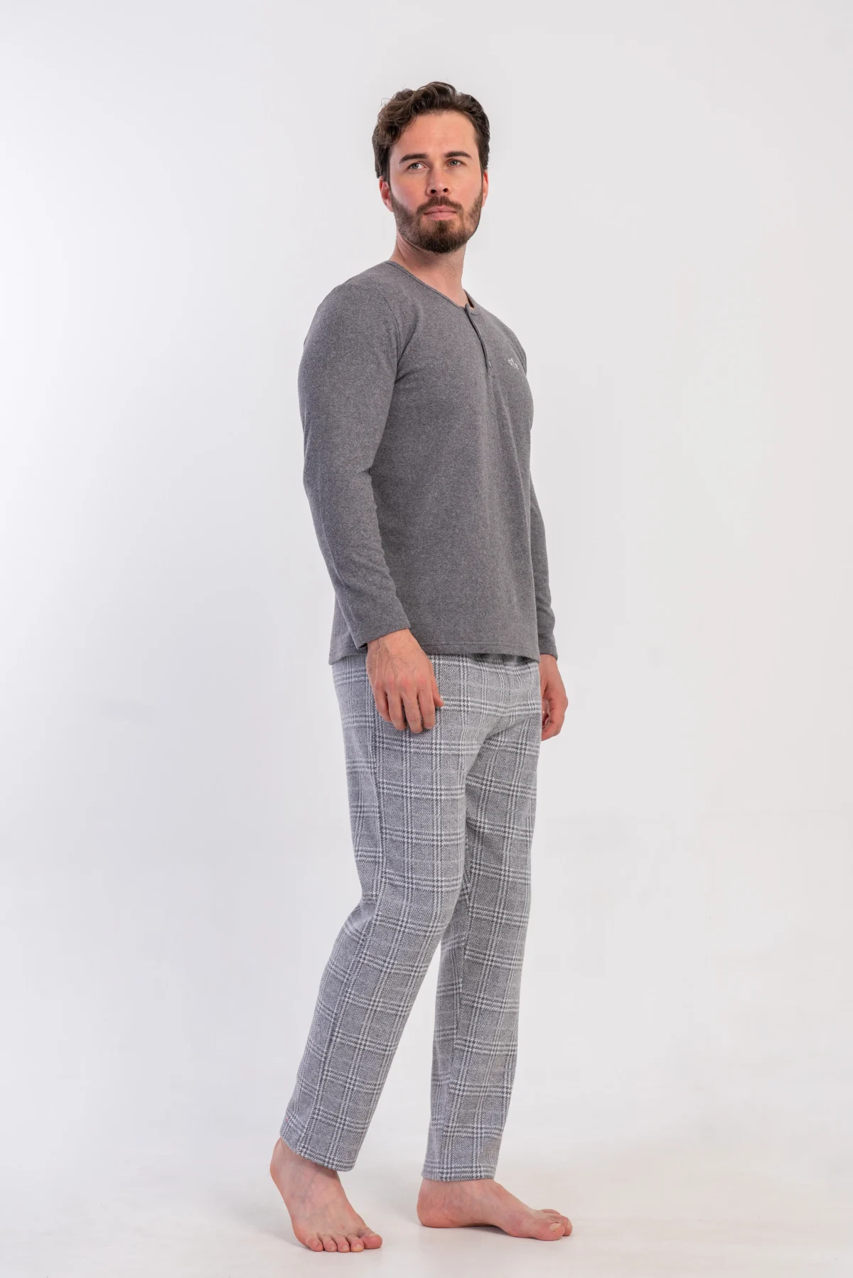 PIŻAMA MĘSKA Interlock model: 5010030000 (1XL, 2XL, 3XL, 4XL) - obrazek 3