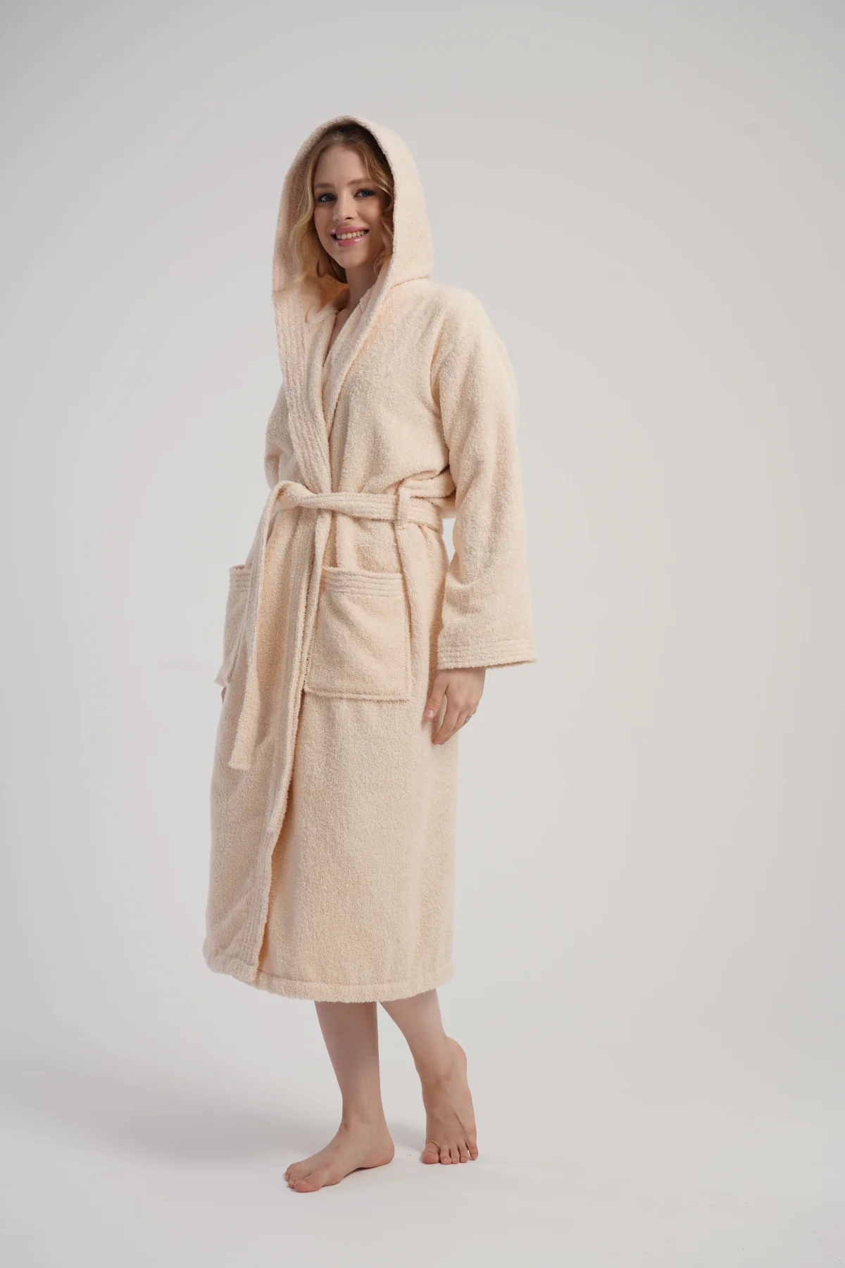 SZLAFROK DAMSKI FROTTE model: 1618690000 (M, L, XL, XXL) - obrazek 3