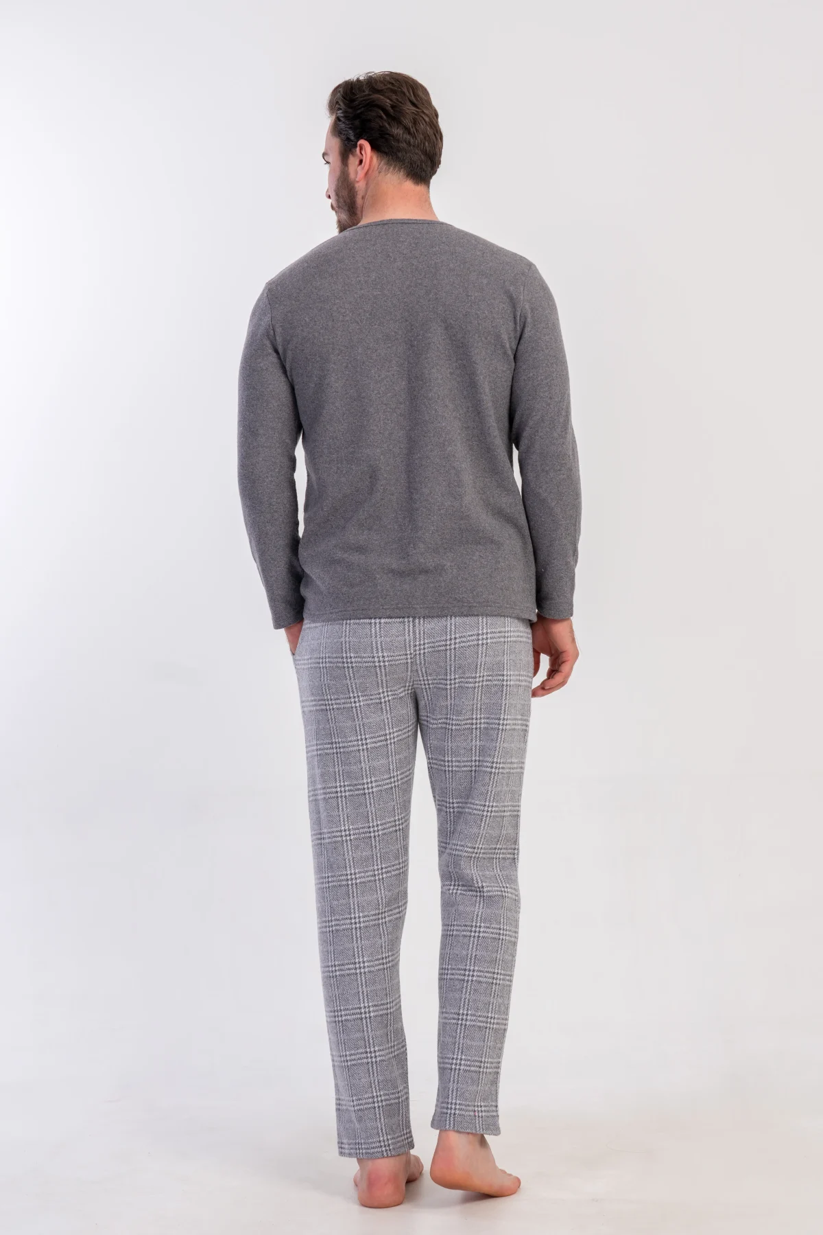 PIŻAMA MĘSKA Interlock model: 5010030000 (1XL, 2XL, 3XL, 4XL) - obrazek 2