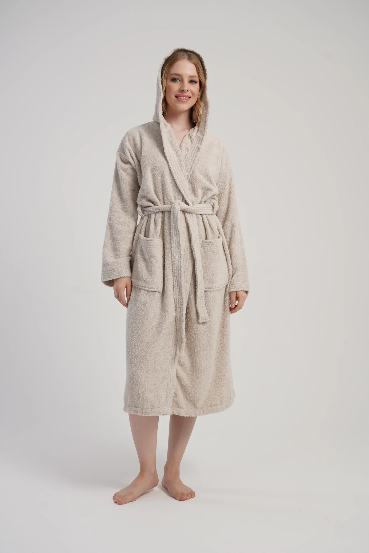 SZLAFROK DAMSKI FROTTE model: 1618690000 (M, L, XL, XXL) - obrazek 4