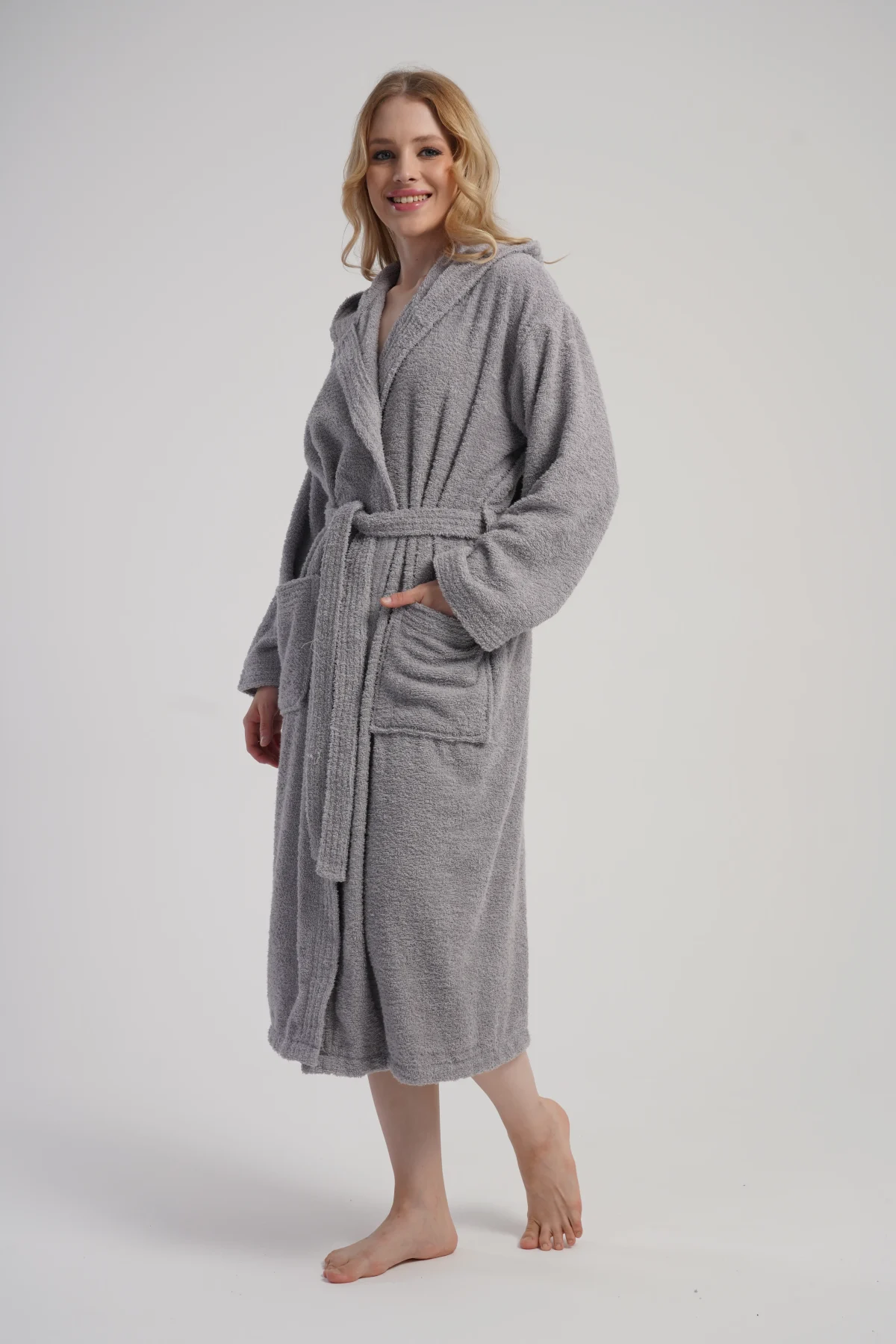 SZLAFROK DAMSKI FROTTE model: 1618690000 (M, L, XL, XXL) - obrazek 4
