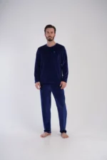 PIŻAMA MĘSKA welurowa model: 3060030000 (S, M, L, XL) - obrazek 3