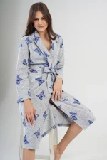 SZLAFROK DAMSKI Polarowy model: 2031920196 (S, M, L, XL) - obrazek 5