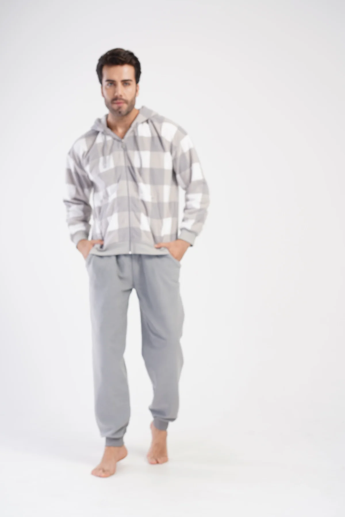 PIŻAMA MĘSKA polarowa model: 4030780298 (S, M, L, XL) - obrazek 3