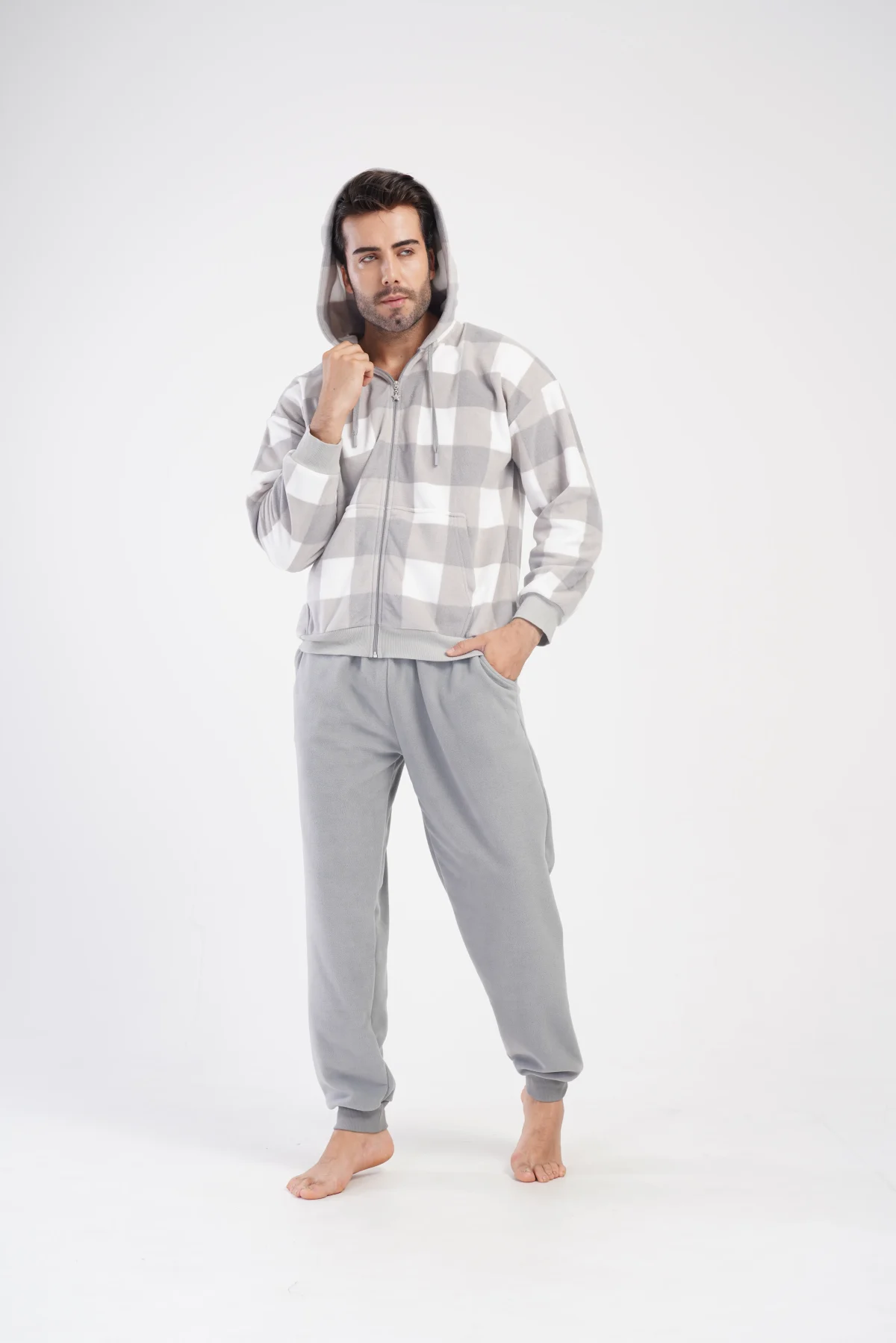 PIŻAMA MĘSKA polarowa model: 4030780298 (S, M, L, XL) - obrazek 5