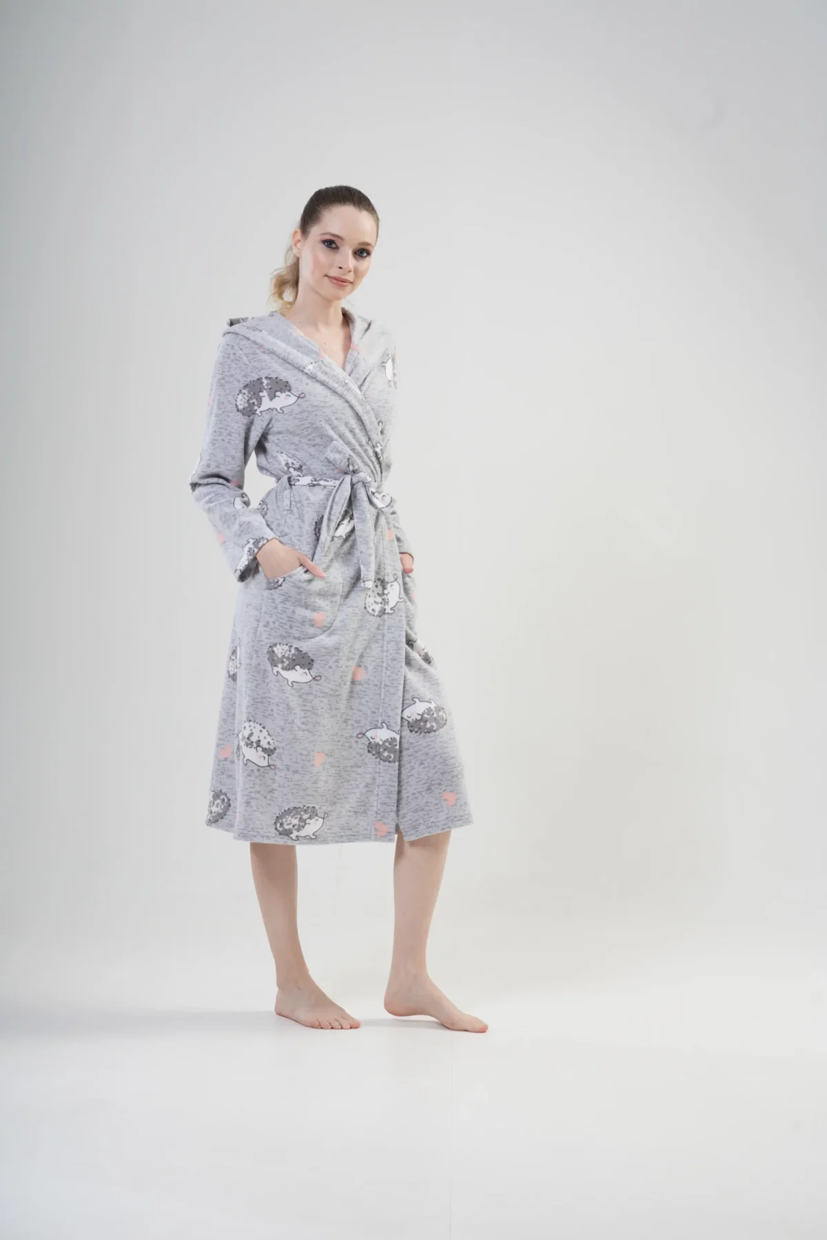 SZLAFROK DAMSKI Polarowy model: 2031960275 (S, M, L, XL) - obrazek 3