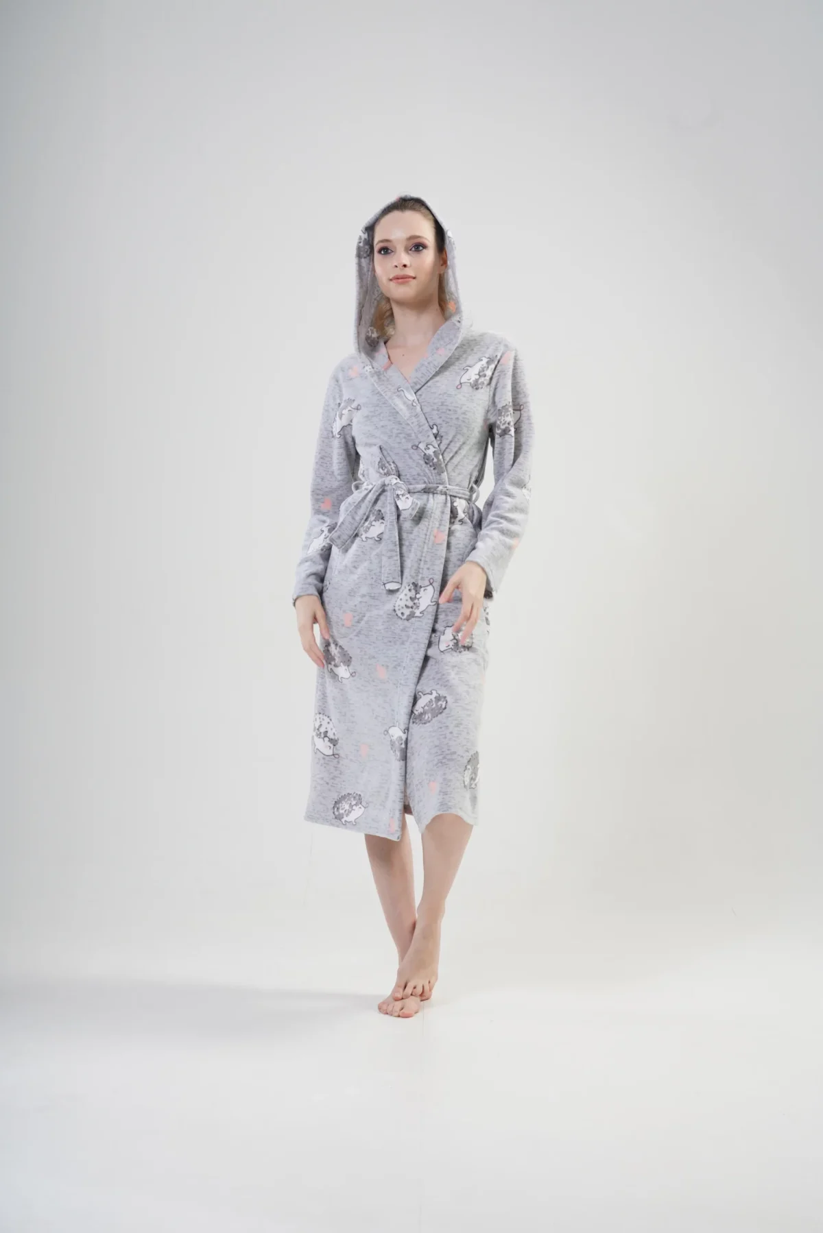 SZLAFROK DAMSKI Polarowy model: 2031960275 (S, M, L, XL) - obrazek 5
