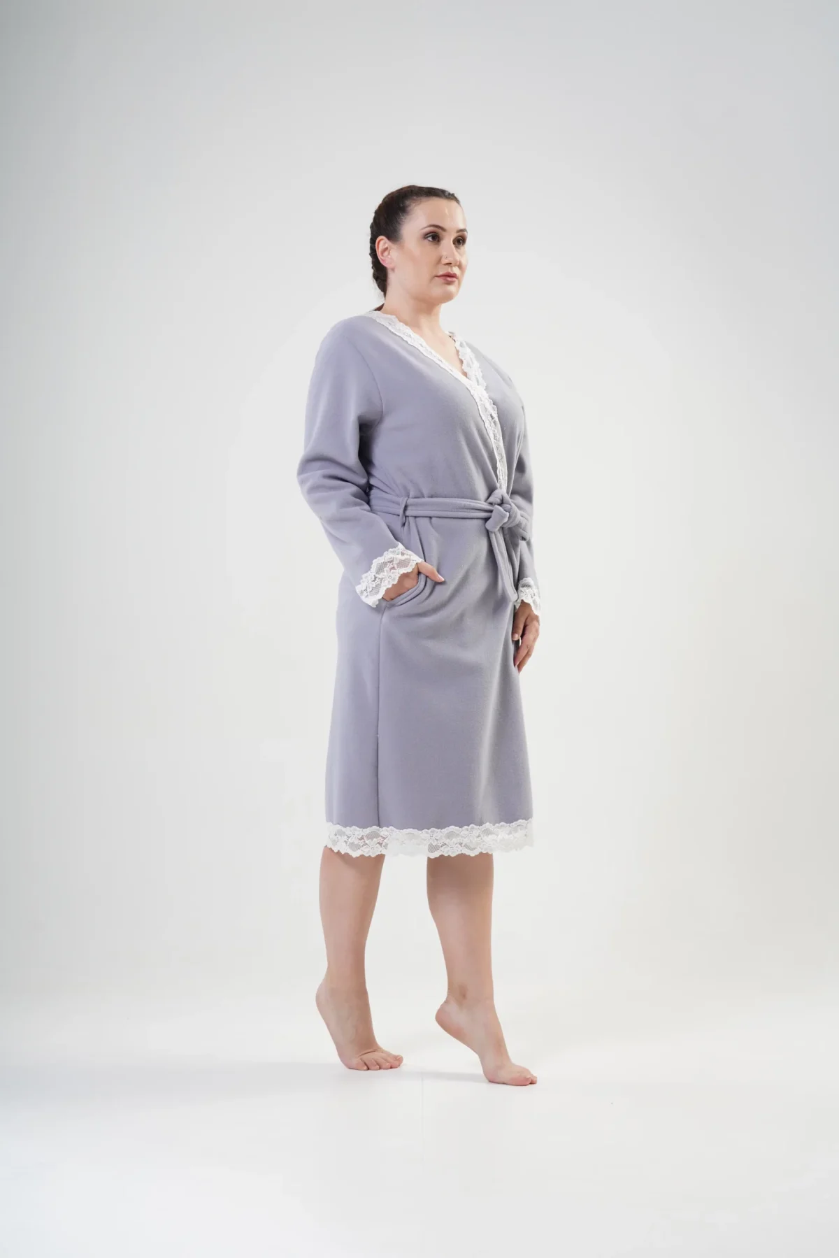 SZLAFROK DAMSKI polarowy model: 2030670000 (1XL, 2XL, 3XL, 4XL) - obrazek 5