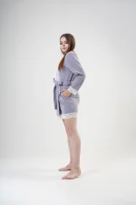 SZLAFROK DAMSKI Polarowy model: 2030680000 (S, M, L, XL) - obrazek 5