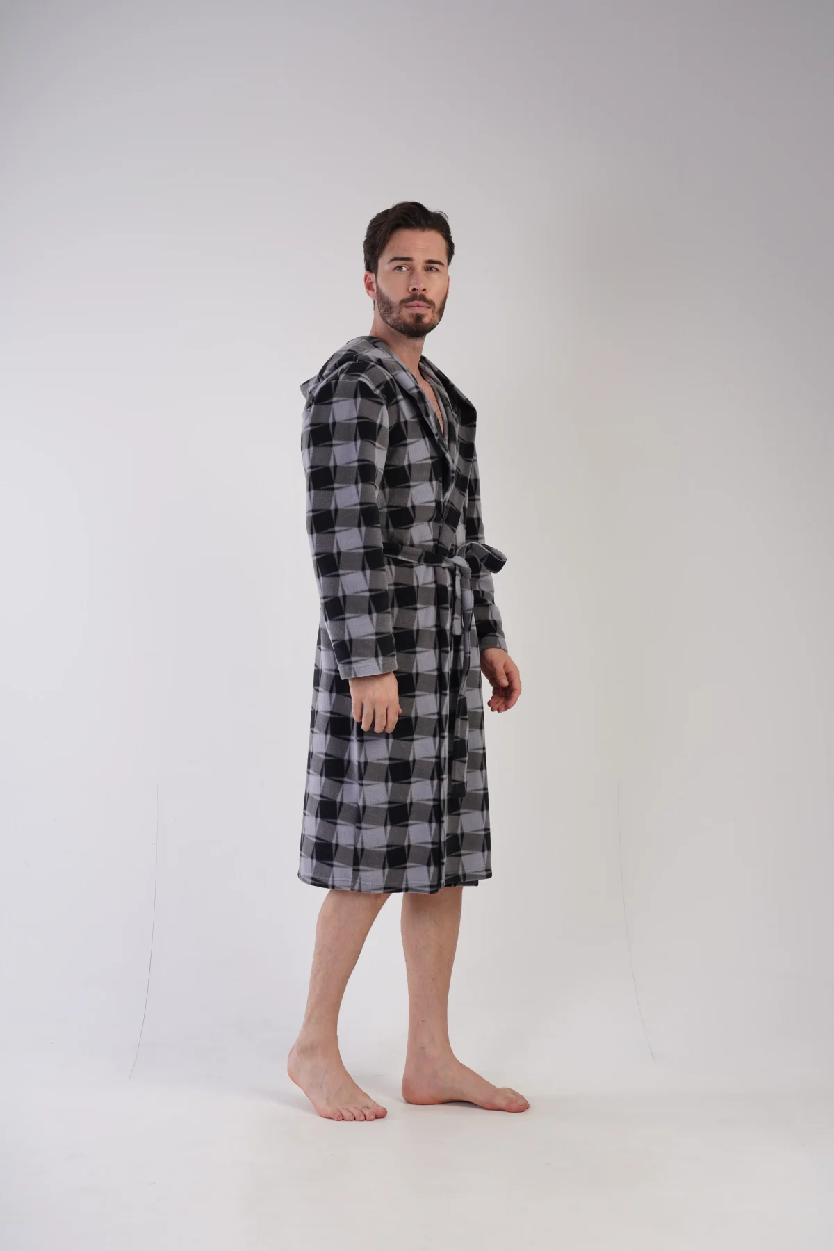 SZLAFROK MĘSKI Polarowy model: 3041950206 (M, L, XL, XXL) - obrazek 3