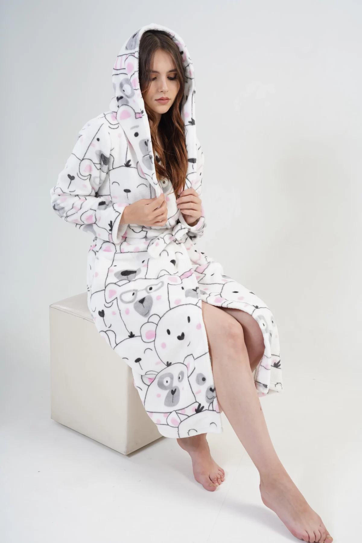 SZLAFROK DAMSKI Softowy model: 2020980216 (S, M, L, XL) - obrazek 5