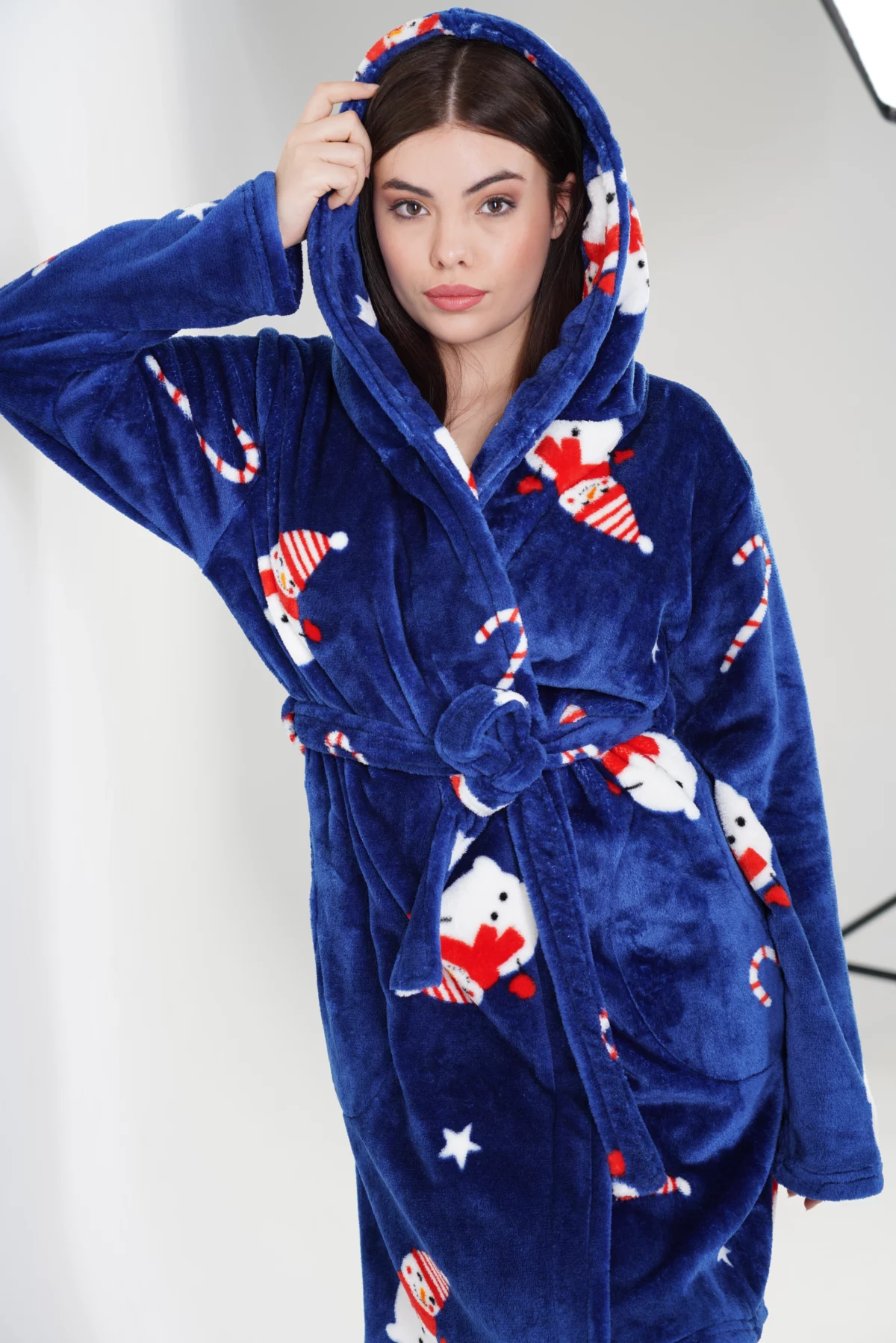 SZLAFROK DAMSKI softowy model: 2020860182 (S, M, L) - obrazek 5