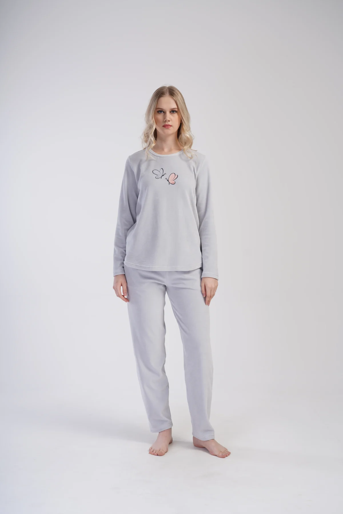 PIŻAMA DAMSKA welurowa model: 4030820000 (S, M, L, XL) - obrazek 3