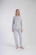 PIŻAMA DAMSKA welurowa model: 4030820000 (S, M, L, XL) - obrazek 3