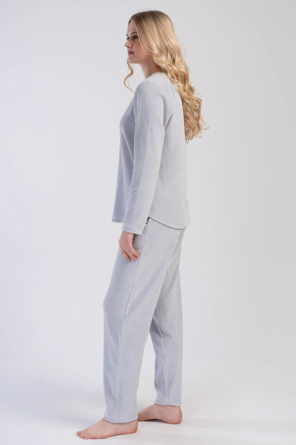 PIŻAMA DAMSKA welurowa model: 4030820000 (S, M, L, XL) - obrazek 4