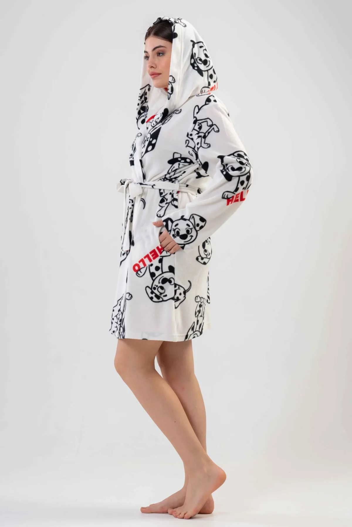 SZLAFROK DAMSKI Polarowy model: 2030430356 (S, M, L, XL) - obrazek 4