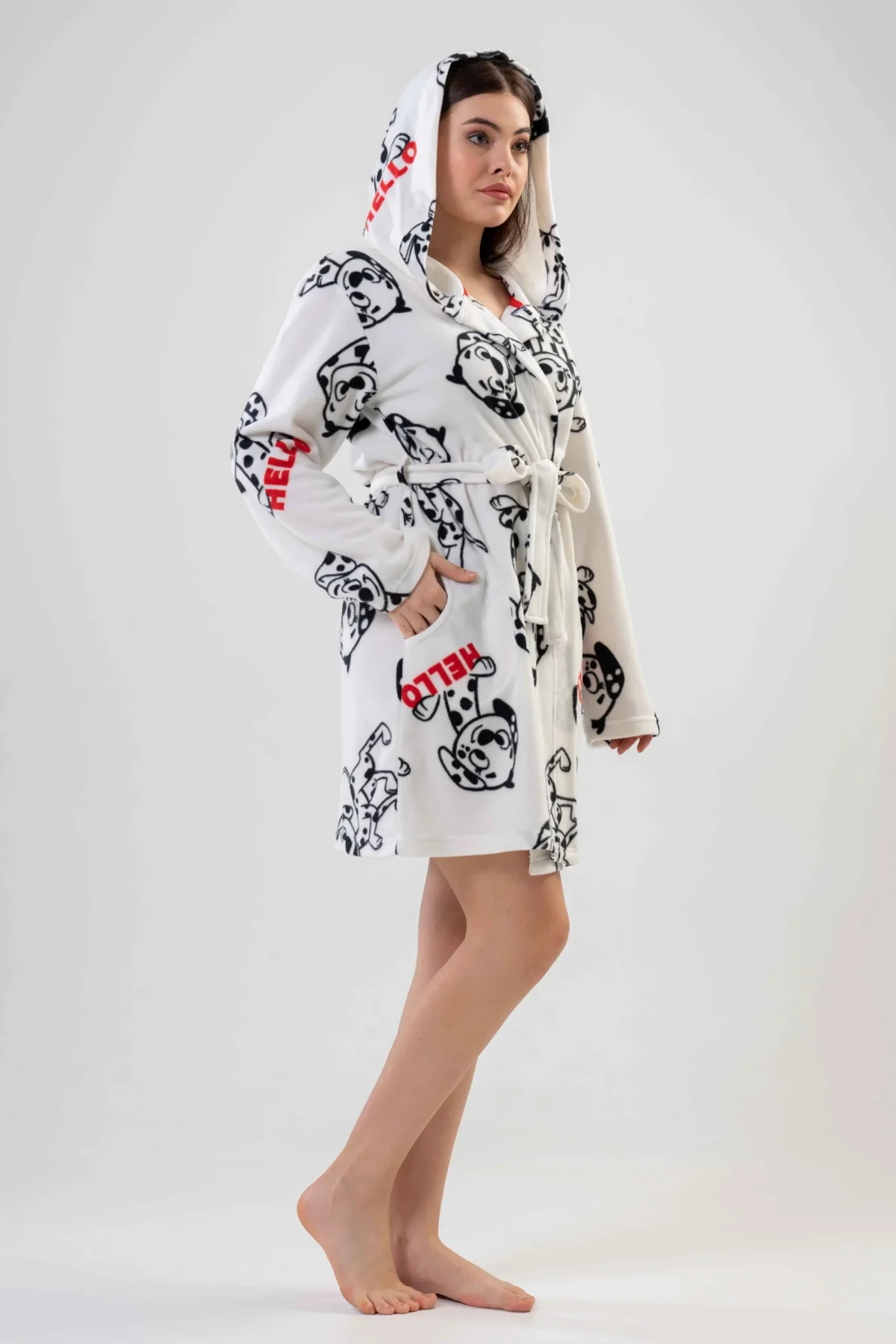 SZLAFROK DAMSKI Polarowy model: 2030430356 (S, M, L, XL) - obrazek 5