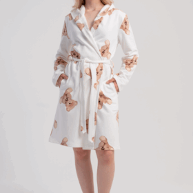 SZLAFROK DAMSKI bajowy model: 5021690566 (M, L, XL, XXL)