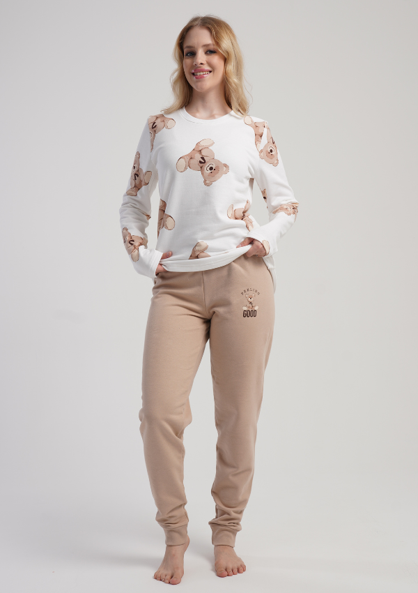 PIŻAMA DAMSKA ocieplana model: 5021680566 (S, M, L, XL)