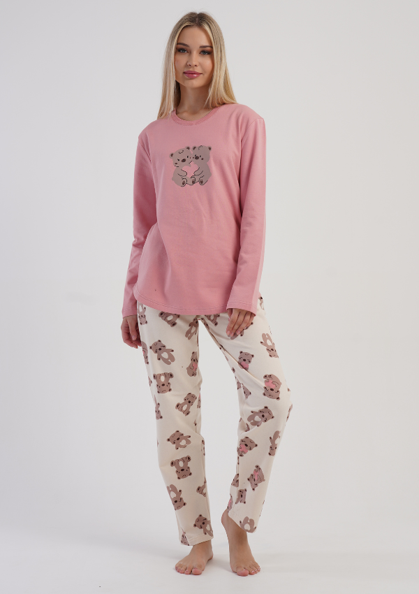 PIŻAMA DAMSKA ocieplana model: 5040285056 (S, M, L, XL)