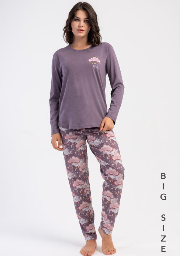 PIŻAMA DAMSKA model: 5030563558 (1XL, 2XL, 3XL, 4XL)