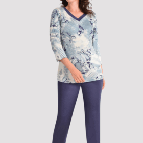 PIŻAMA DAMSKA model: U872 (M, L, XL, 2XL, 3XL)