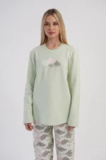 PIŻAMA DAMSKA ocieplana model: 5040483741 (S, M, L, XL) - obrazek 3