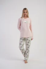 PIŻAMA DAMSKA ocieplana model: 5040483741 (S, M, L, XL) - obrazek 2