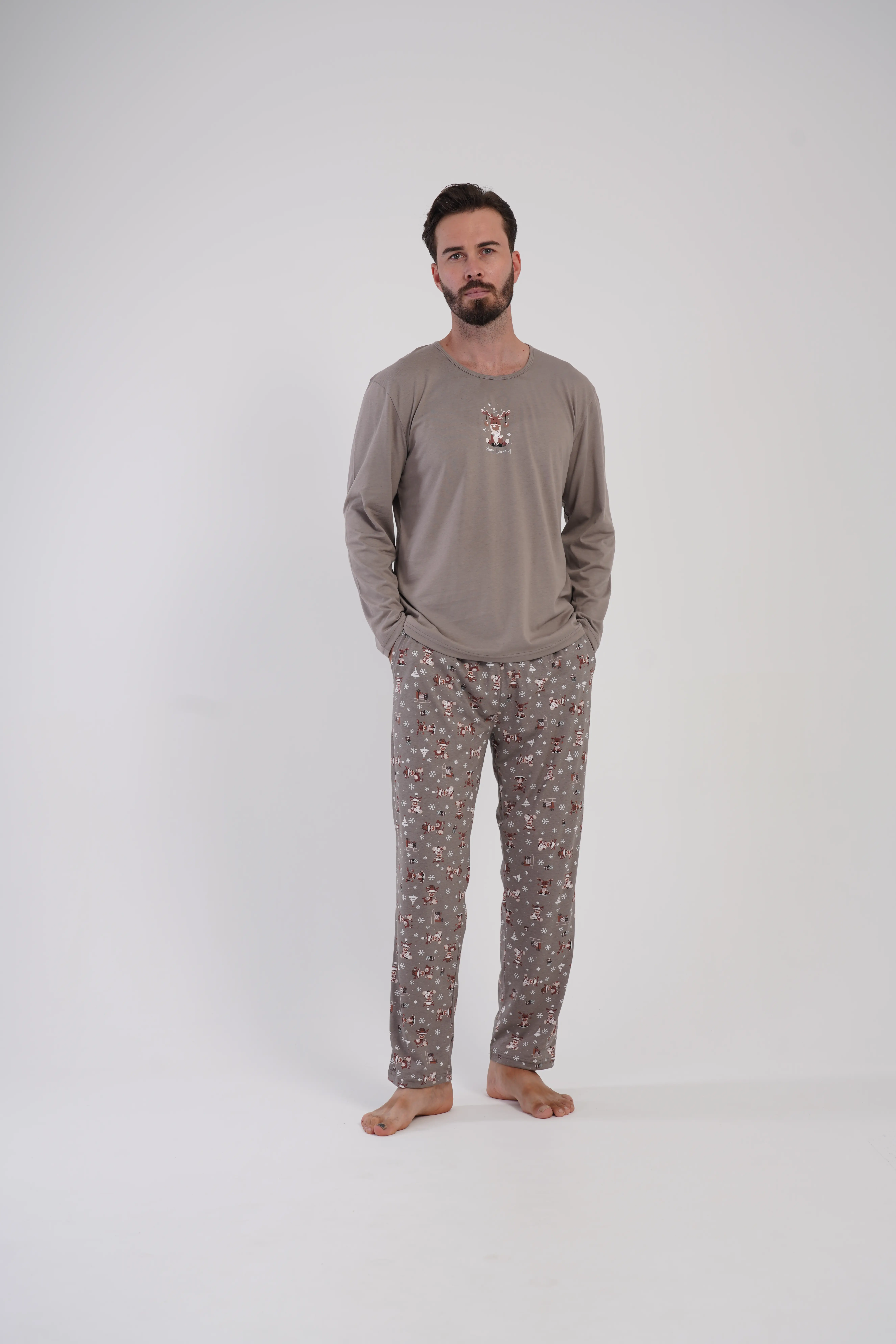 DSC01098 PIŻAMA MĘSKA model: 5032736797 (S, M, L, XL) - obrazek 4