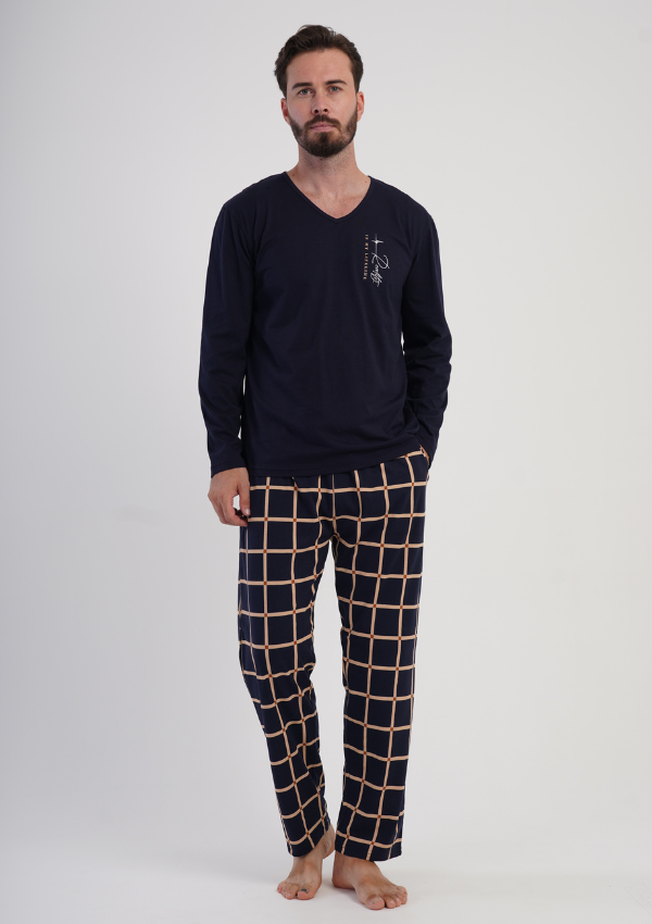 PIŻAMA MĘSKA model: 5031163051 (1XL, 2XL, 3XL, 4XL)