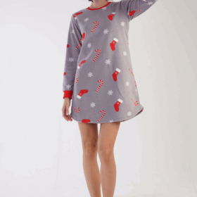 KOSZULA NOCNA DAMSKA Polarowa model: 3031800449 (S, M, L, XL)