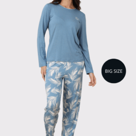 PIŻAMA DAMSKA model: 0407-V2 (2XL, 3XL, 4XL, 5XL)