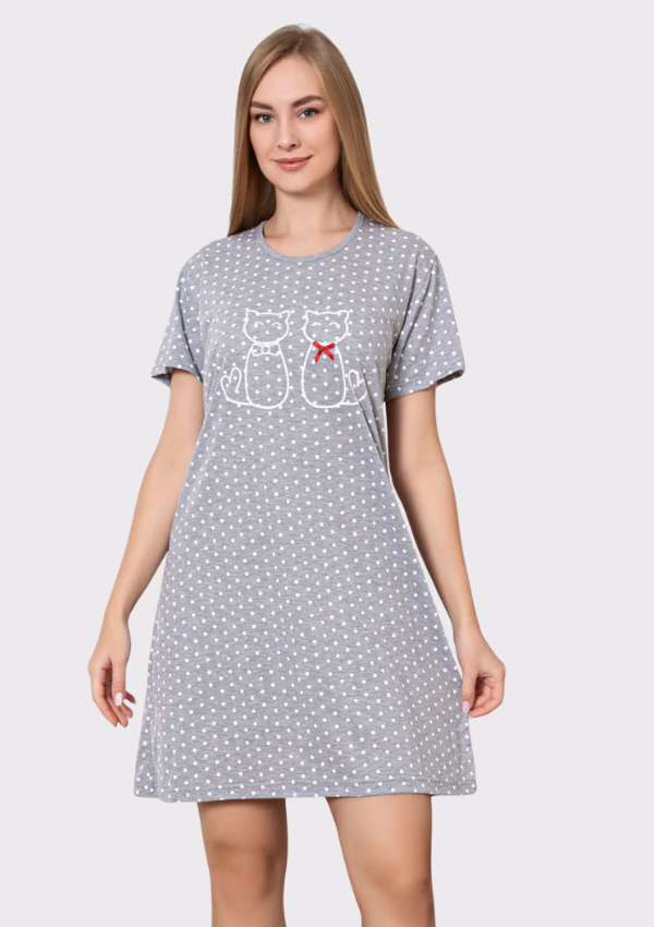 KOSZULA NOCNA DAMSKA model: 16011 (M, L, XL, 1XL, 2XL, 3XL, 4XL)