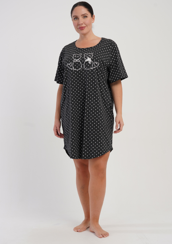 KOSZULA NOCNA DAMSKA model: 5080280451 (1XL, 2XL, 3XL, 4XL)
