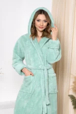 SZLAFROK DAMSKI softowy model: 3024 (S/M, L/XL, XXL) - obrazek 2