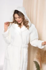 SZLAFROK DAMSKI softowy model: 3020 (S/M, L/XL, XXL) - obrazek 2